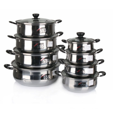 8PCS Steamed Pot Stainless Steel for Kitchen Use